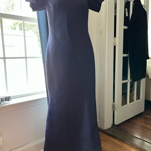BADGLEY MISCHKA blue size 12 new with tags great mother of the bride dress - Picture 2 of 11